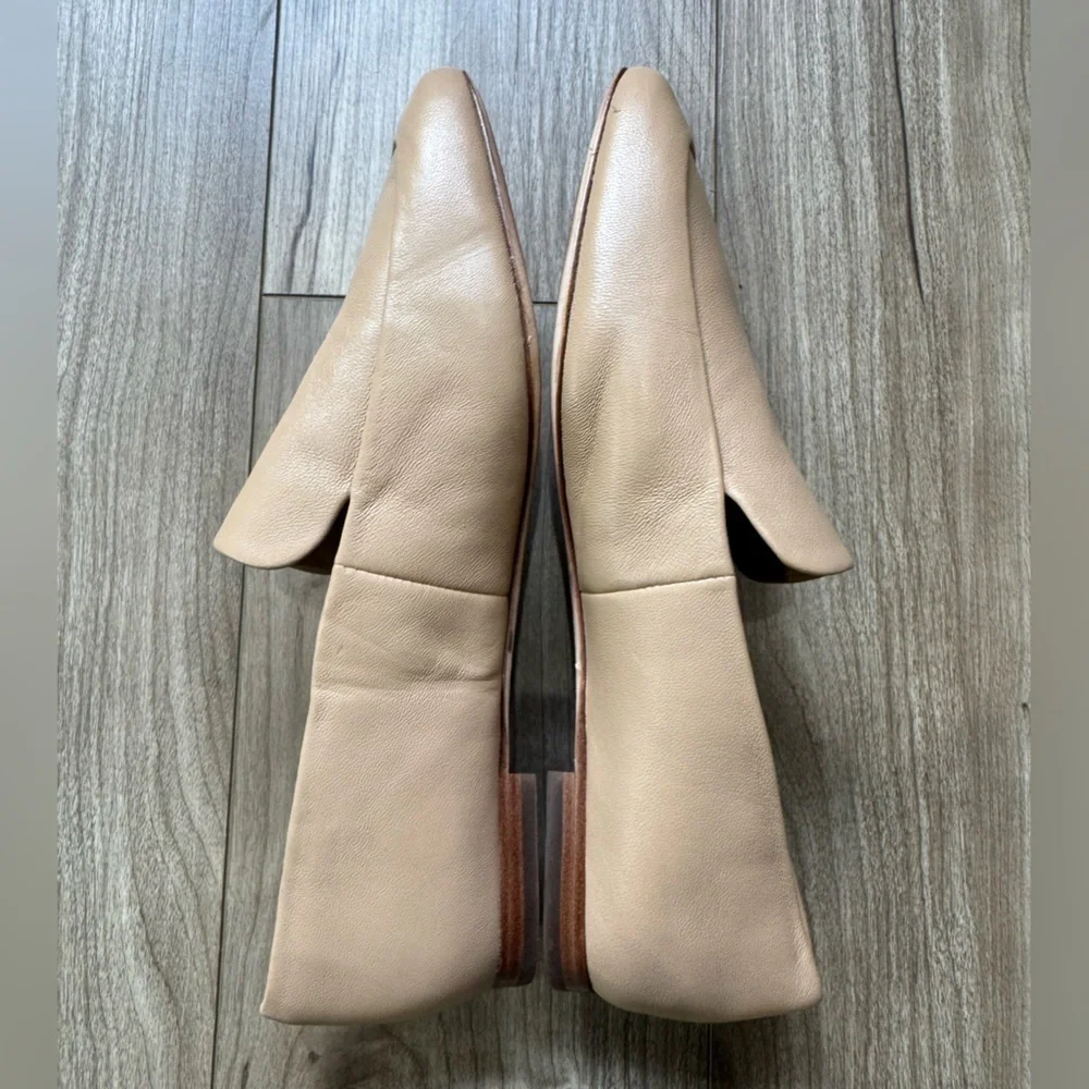 Vince Brette leather Loafer Women's Sz 5.5 Color Cappuccino tan NEW slip on shoe - Picture 5 of 12